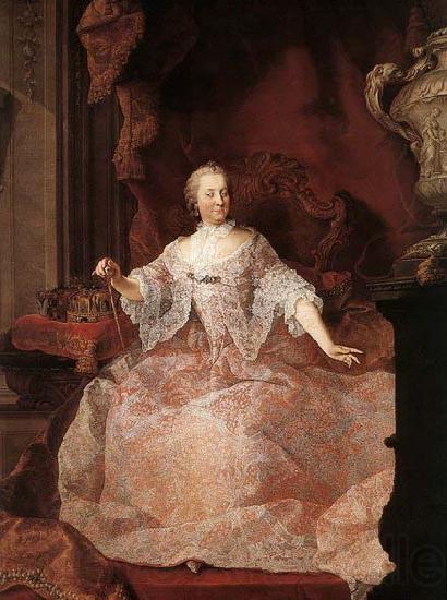 MEYTENS, Martin van Empress Maria Theresa Spain oil painting art